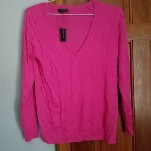 Limited Pink V-Neck Sweater
